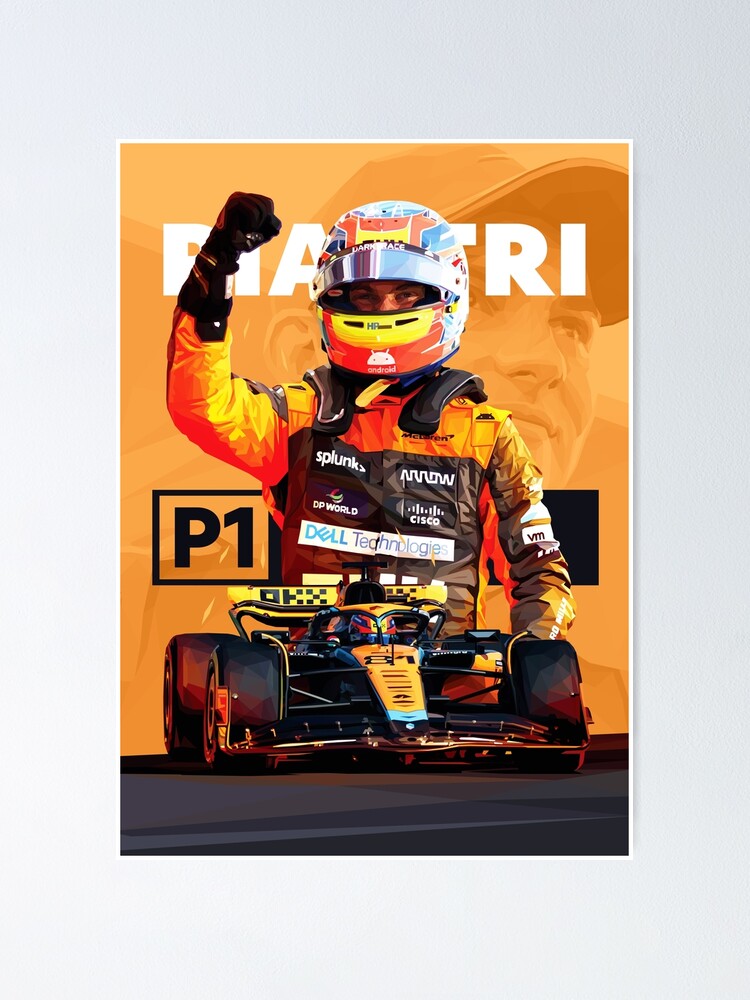 Póster for Sale con la obra «Óscar Piastri Low Poly» de pxlG