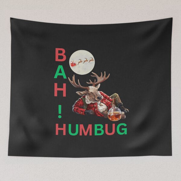 Item preview, bah humbug designed and sold by TEEJAMBOREE.