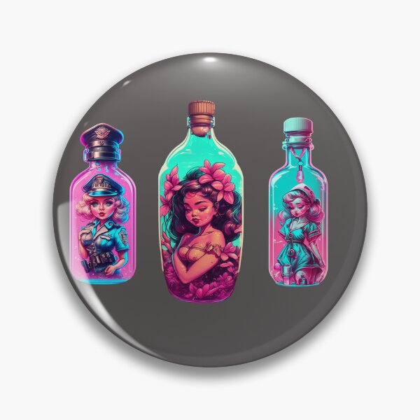 Item preview, Bottle Up Pin Up Girls designed and sold by Mlaniel.