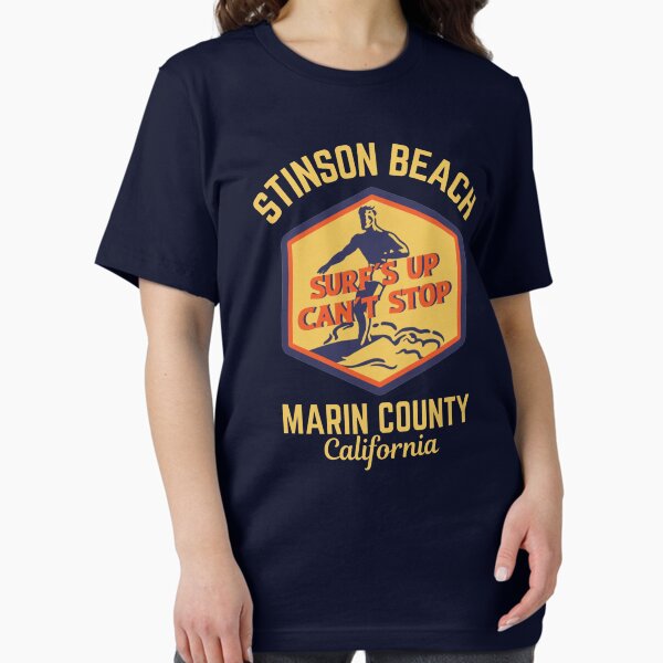 Item preview, Retro Stinson Beach, comté de Marin, Californie, texte d'or - Retro Beach / Retro Surf designed and sold by TimelessLocales.