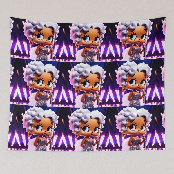 Item preview, Golden Years-Vibrant Betty Boop inspired image designed and sold by Artbyminga.