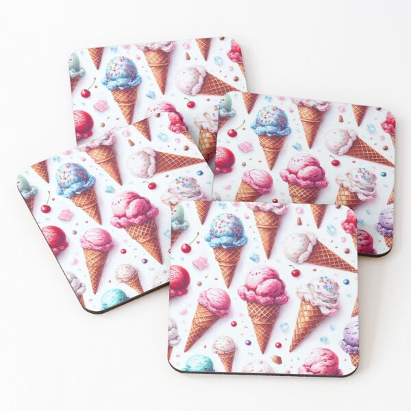 Item preview, Cone ice cream pattern. designed and sold by growing-mom.