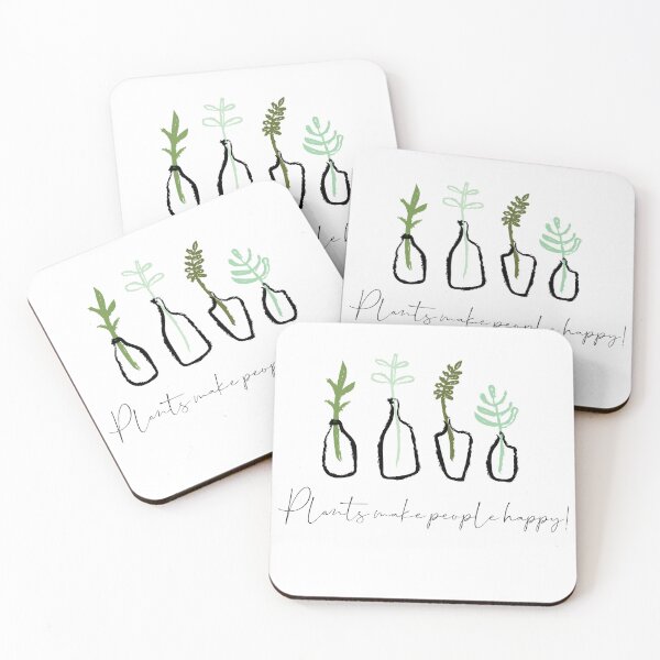 Item preview, Plants make people happy! designed and sold by WATEKE.