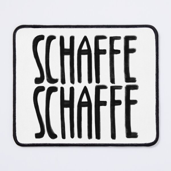 Artikelvorschau, Hausbau, Häusle baue, Schaffe schaffe entworfen und verkauft von badlydrawnbabe.