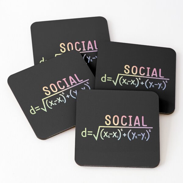 Item preview, Social Distance (Formula) designed and sold by ScienceCorner.
