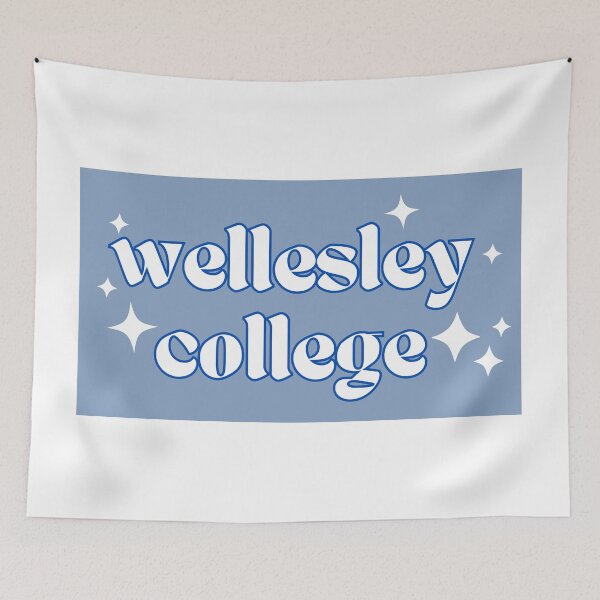 Item preview, Wellesley College Logo Retro Sparkles designed and sold by wujulike.