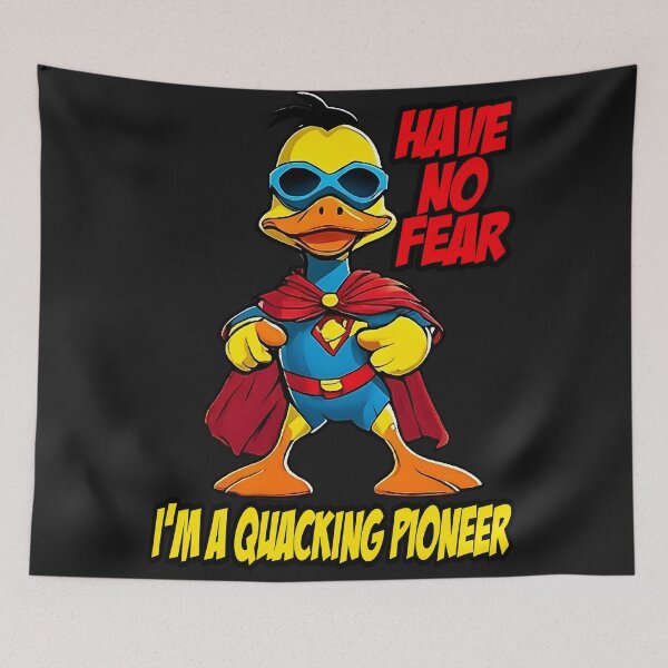 Item preview, Funny Duck Quackin' Pioneer designed and sold by KitonicTees.