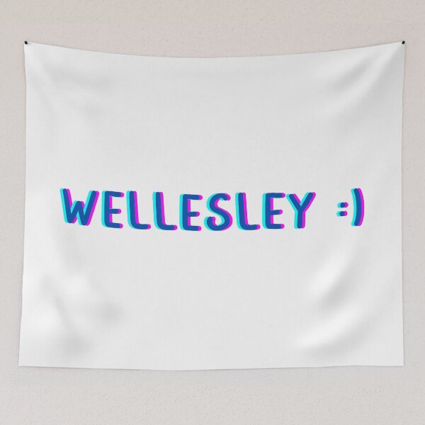 Item preview, Wellesley College Logo Static Glitch designed and sold by wujulike.