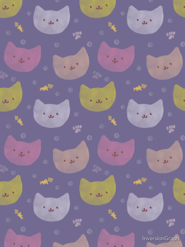 Thumbnail 4 of 4, Samsung Galaxy Phone Case, Night kittens pattern designed and sold by InversionGraph.