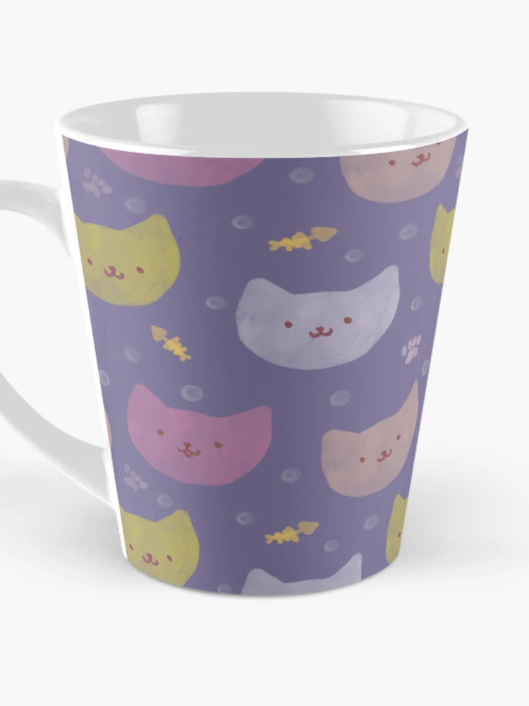 Thumbnail 3 of 4, Coffee Mug, Night kittens pattern designed and sold by InversionGraph.