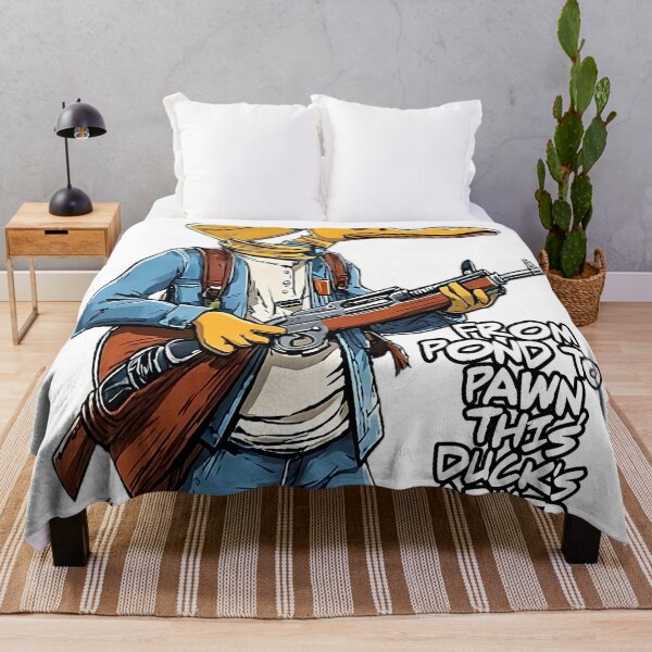 Item preview, Funny Duck Armed And Drawn designed and sold by KitonicTees.