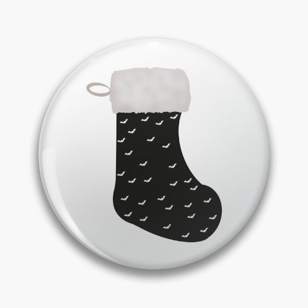 Item preview, Goth Christmas Stocking with Bats designed and sold by Ellengsart.