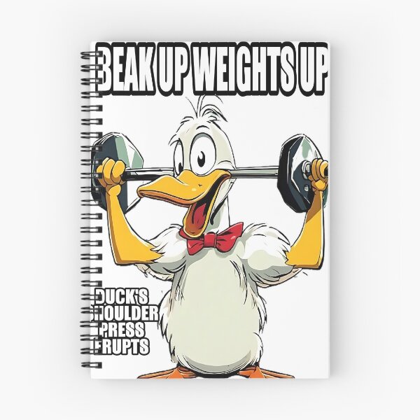 Item preview, Funny Duck Shoulder Press Erupts designed and sold by KitonicTees.