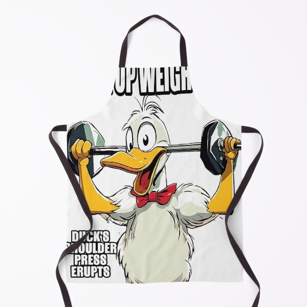 Item preview, Funny Duck Shoulder Press Erupts designed and sold by KitonicTees.