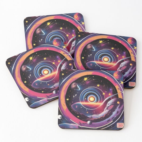 Item preview, Futuristic Galaxy Record Store Vinyl LP Music Cover designed and sold by musicgeniusart.