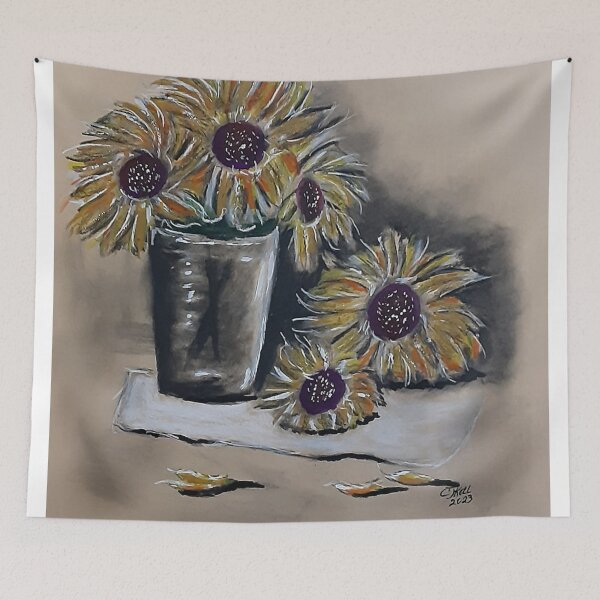 Item preview, Sunflowers designed and sold by Clyde J. Kell.