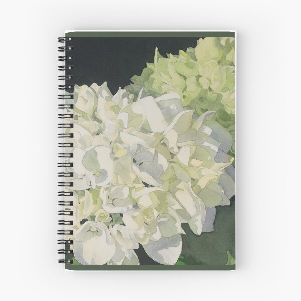 Item preview, White Hydrangea Watercolor designed and sold by Erika McCoy.