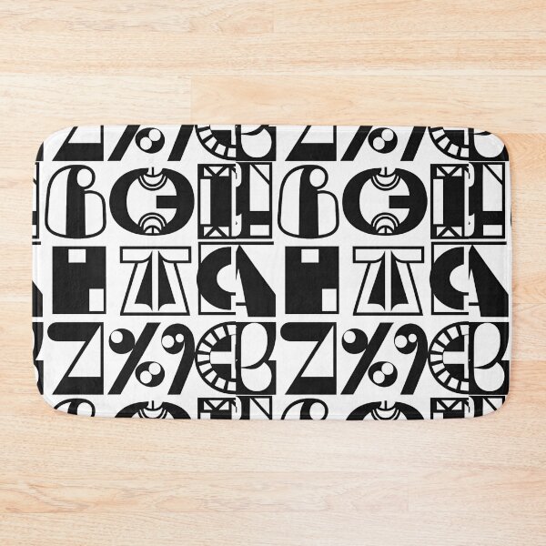 Item preview, Alphabetic Intrigue: Monochromatic Design Detail designed and sold by 21 Dragonflies.