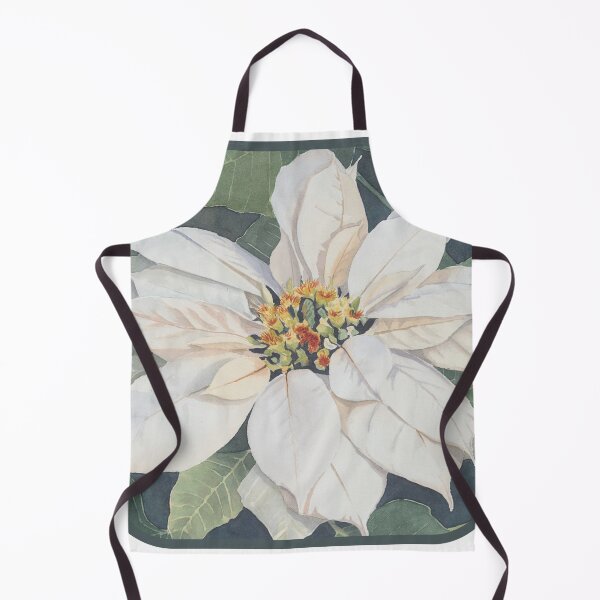 Item preview, White Poinsettia Watercolor designed and sold by Erika McCoy.