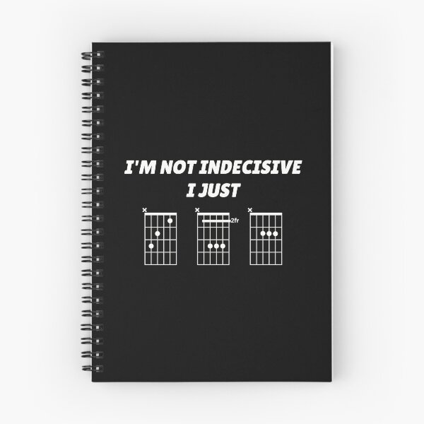 Item preview, I'm Not Indecisive, I Just CBA (guitar chords) designed and sold by guvnaguitars.