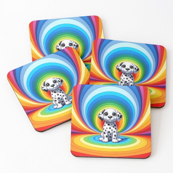 Aperçu de l'œuvre Dalmatien heureux et vibrant créée et vendue par CharmStudio.