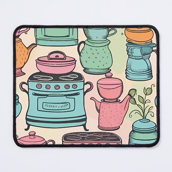 Item preview, Kitchen Utensils Pattern designed and sold by TK-Hades.