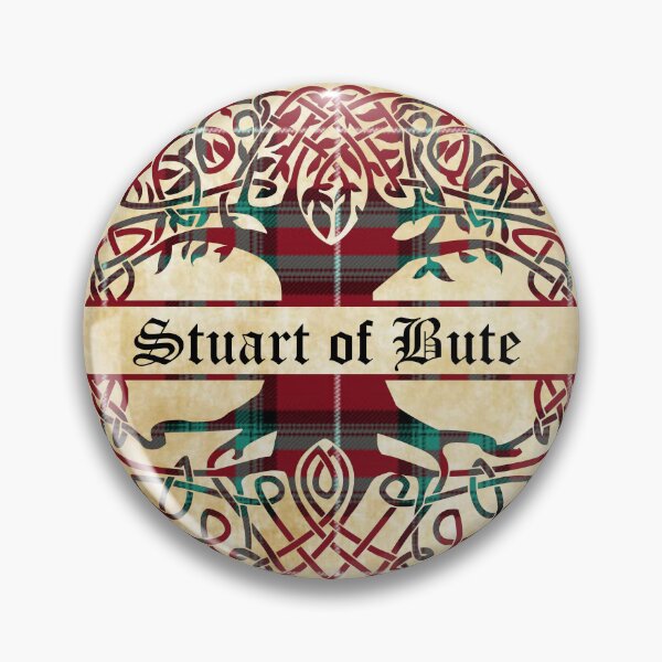 Item preview, Stuart of Bute Tree of Life Clan Scottish Surname tartan designed and sold by BagTown Clans.