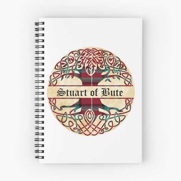 Item preview, Stuart of Bute Tree of Life Clan Scottish Surname tartan designed and sold by BagTown Clans.