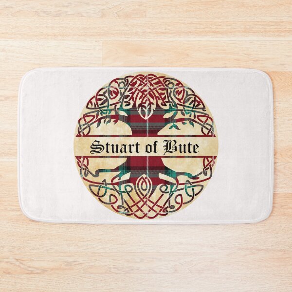Item preview, Stuart of Bute Tree of Life Clan Scottish Surname tartan designed and sold by BagTown Clans.