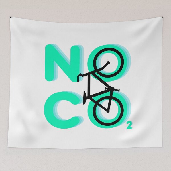 Item preview, Bicycling is a great way to reduce greenhouse gas emissions. designed and sold by attakorn.