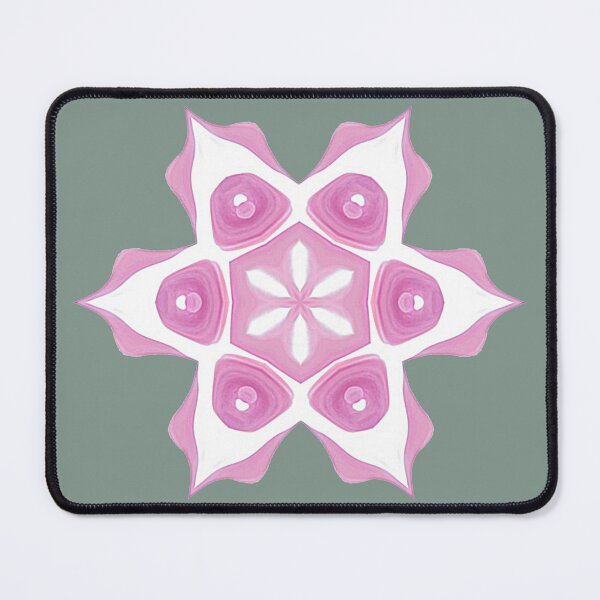 Item preview, Pink Abstract Star Flower designed and sold by KiwiArtistDK.