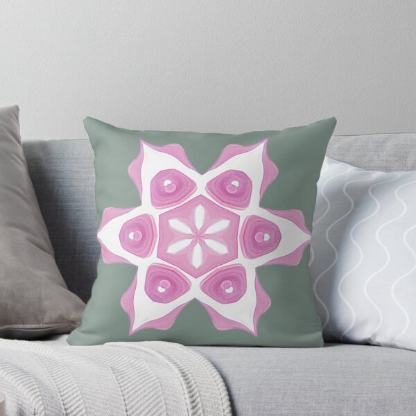 Item preview, Pink Abstract Star Flower designed and sold by KiwiArtistDK.
