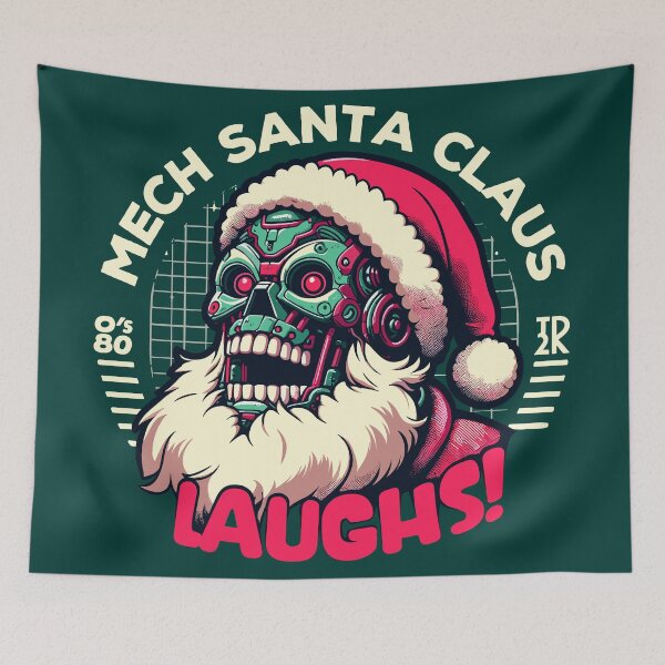 Item preview, Mech Santa Claus Laughs designed and sold by RafaelLima7.