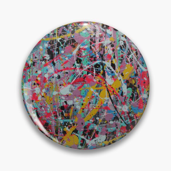 Item preview, Colorful abstract drip painting in style of Pollock designed and sold by jkalani.
