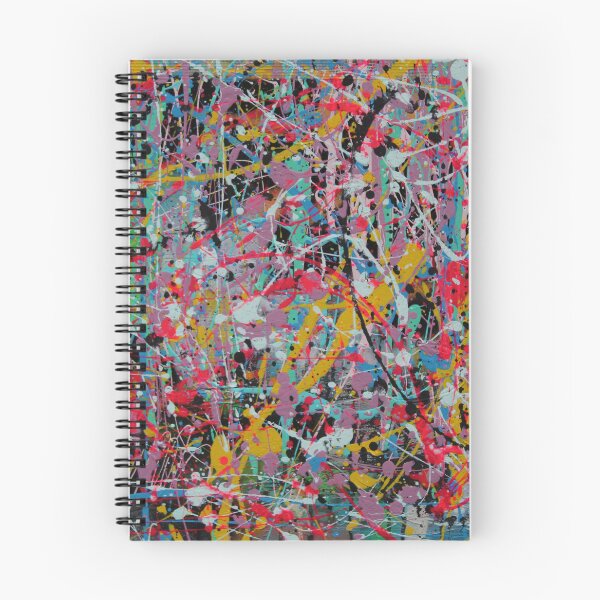 Item preview, Colorful abstract drip painting in style of Pollock designed and sold by jkalani.