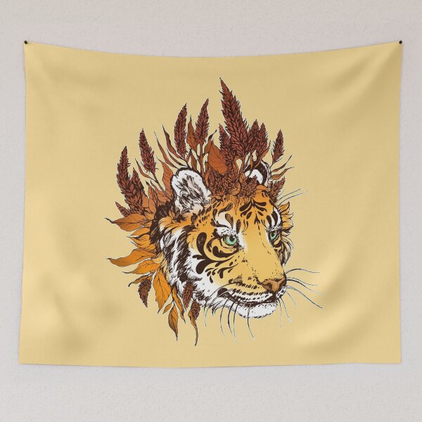 Item preview, Tiger Wisp - Autumn Color version designed and sold by Kellie Lamphere.