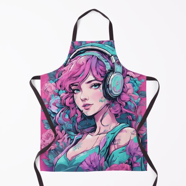 Item preview, Beautiful Gamer Girl Lofi Beats designed and sold by SilverSunStudio.