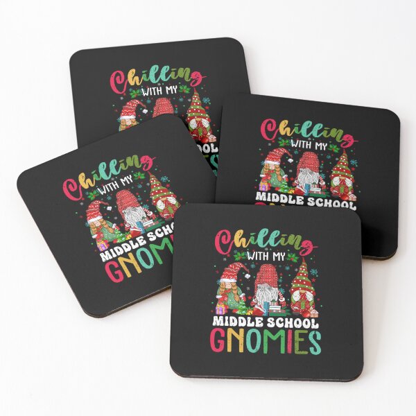 Item preview, Chilling With My Middle School Teacher Gnomies Christmas designed and sold by voiewmti.