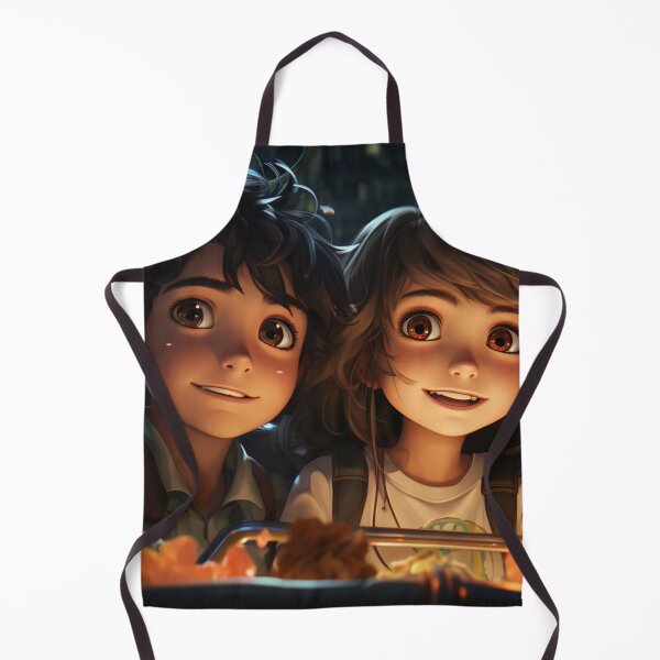 Item preview, A boy and a girl in a magical car in the jungle designed and sold by Cris888.