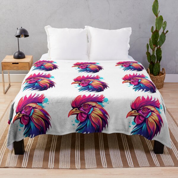 Item preview, Cartoon Artistic Style Rooster Painting Drawing Logo Sticker, wall arts, Art Prints and More designed and sold by Kevin Lou.