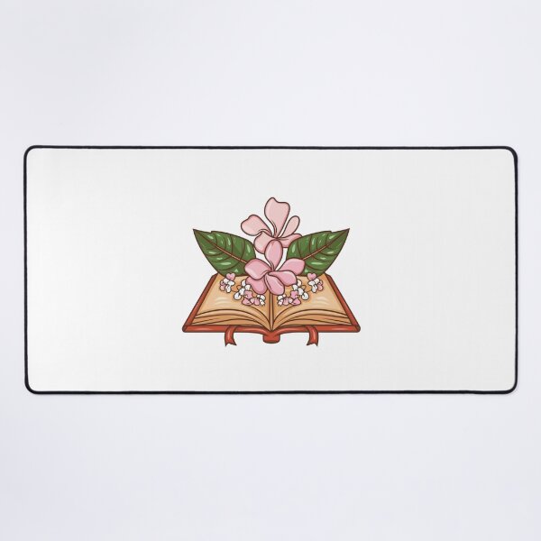 Item preview, Flowers Growing From Book | Two light pink Plumeria flowers designed and sold by CircinusStore.