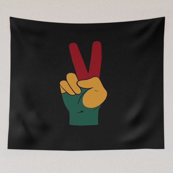 Item preview, Peace Reggae Hand Sign designed and sold by reggaeartgifts.