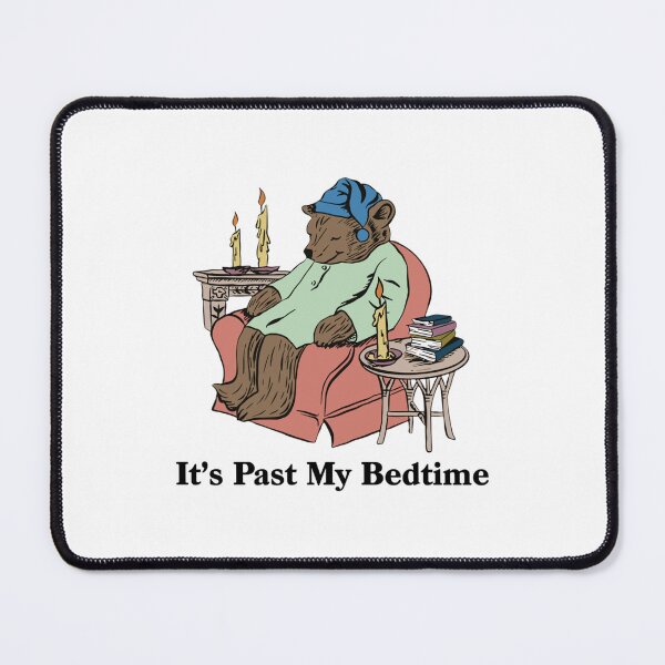 Item preview, It's Past My Bedtime Bear Taking a Nap Next to Books designed and sold by voiewmti.