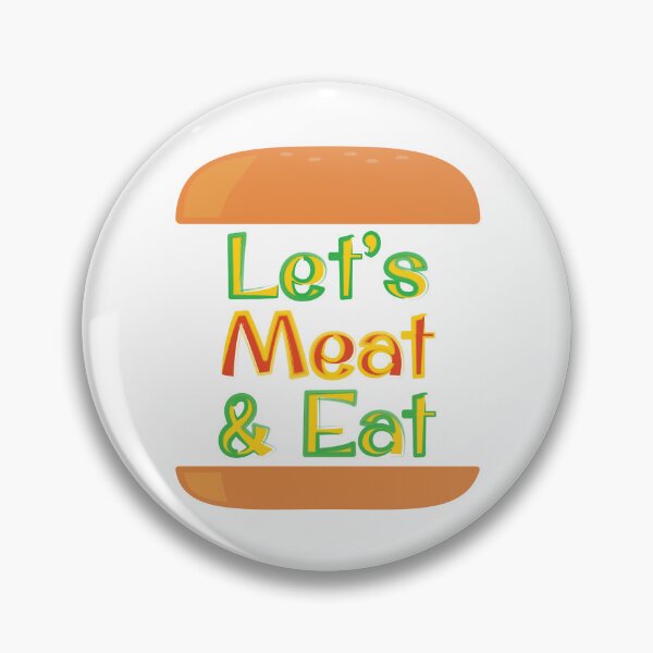 Item preview, Hamburger Funny Burger Puns Let's Meat And Eat designed and sold by ArtFisher.