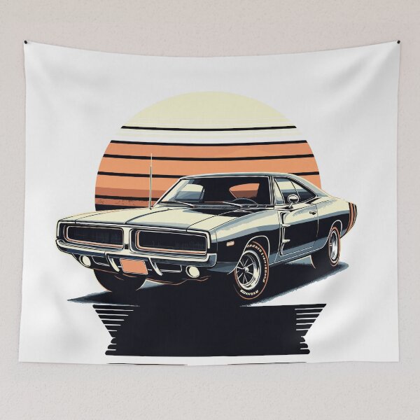 Item preview, Muscle car 70 seventies graphic designed and sold by Martymcflay.