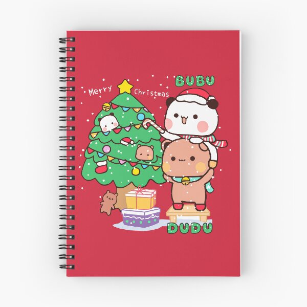 Item preview, Bubu Dudu Xmas: Adorable Eco-Friendly Panda Couple - Perfect Merry Christmas Gifts! designed and sold by FEBRICAST.