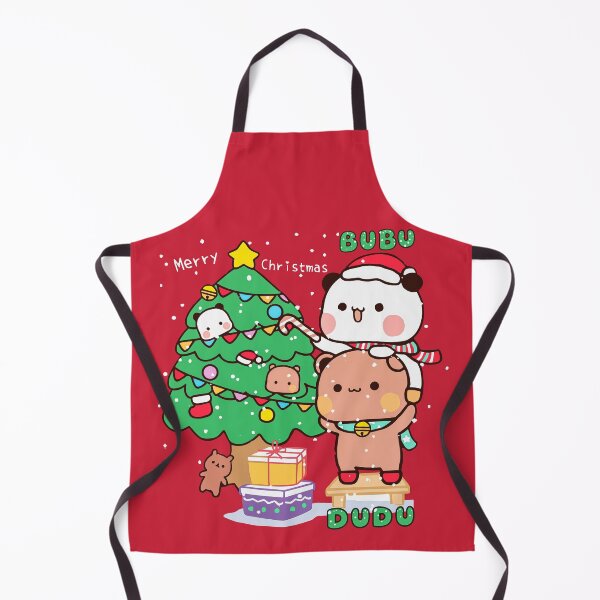 Item preview, Bubu Dudu Xmas: Adorable Eco-Friendly Panda Couple - Perfect Merry Christmas Gifts! designed and sold by FEBRICAST.