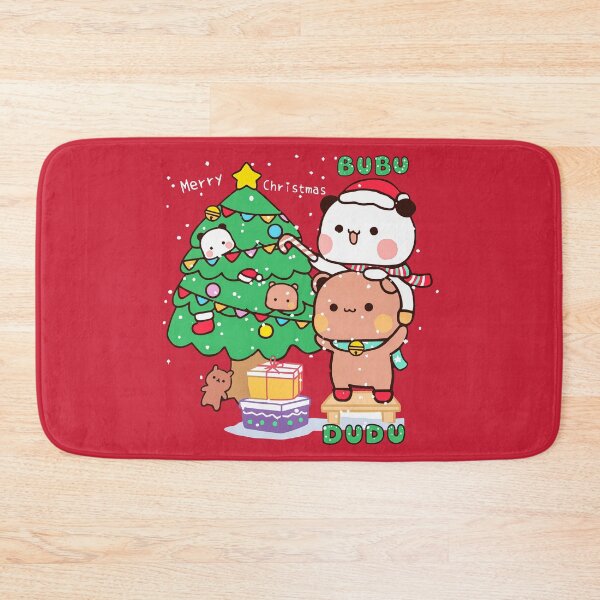 Item preview, Bubu Dudu Xmas: Adorable Eco-Friendly Panda Couple - Perfect Merry Christmas Gifts! designed and sold by FEBRICAST.