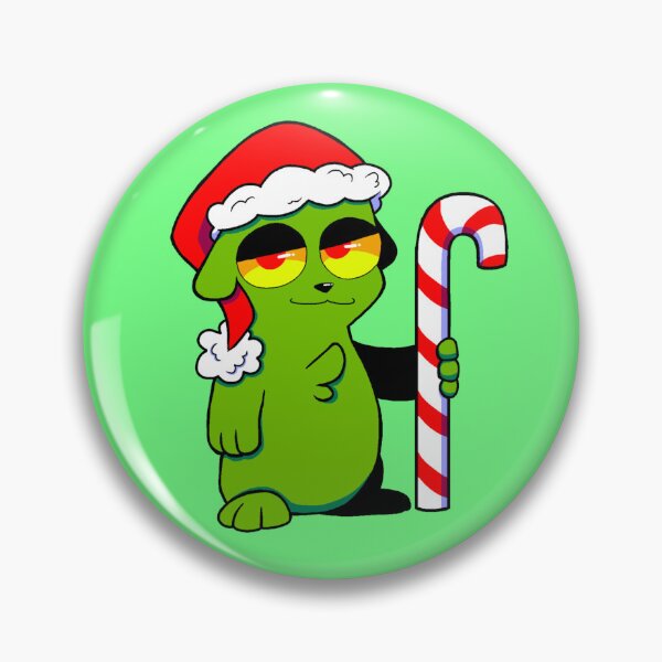 Item preview, Christmas Grinch Hamster - Dark/Green designed and sold by JOLTBOLTDrawing.