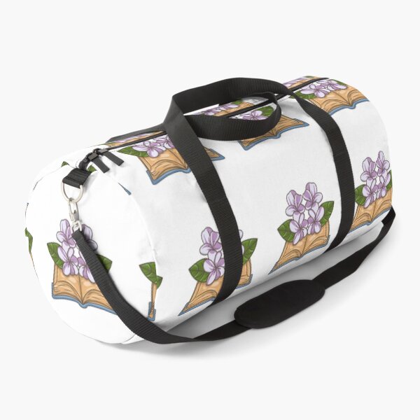 Item preview, Flowers Growing From Book | Four light purple with white Plumeria flowers designed and sold by CircinusStore.